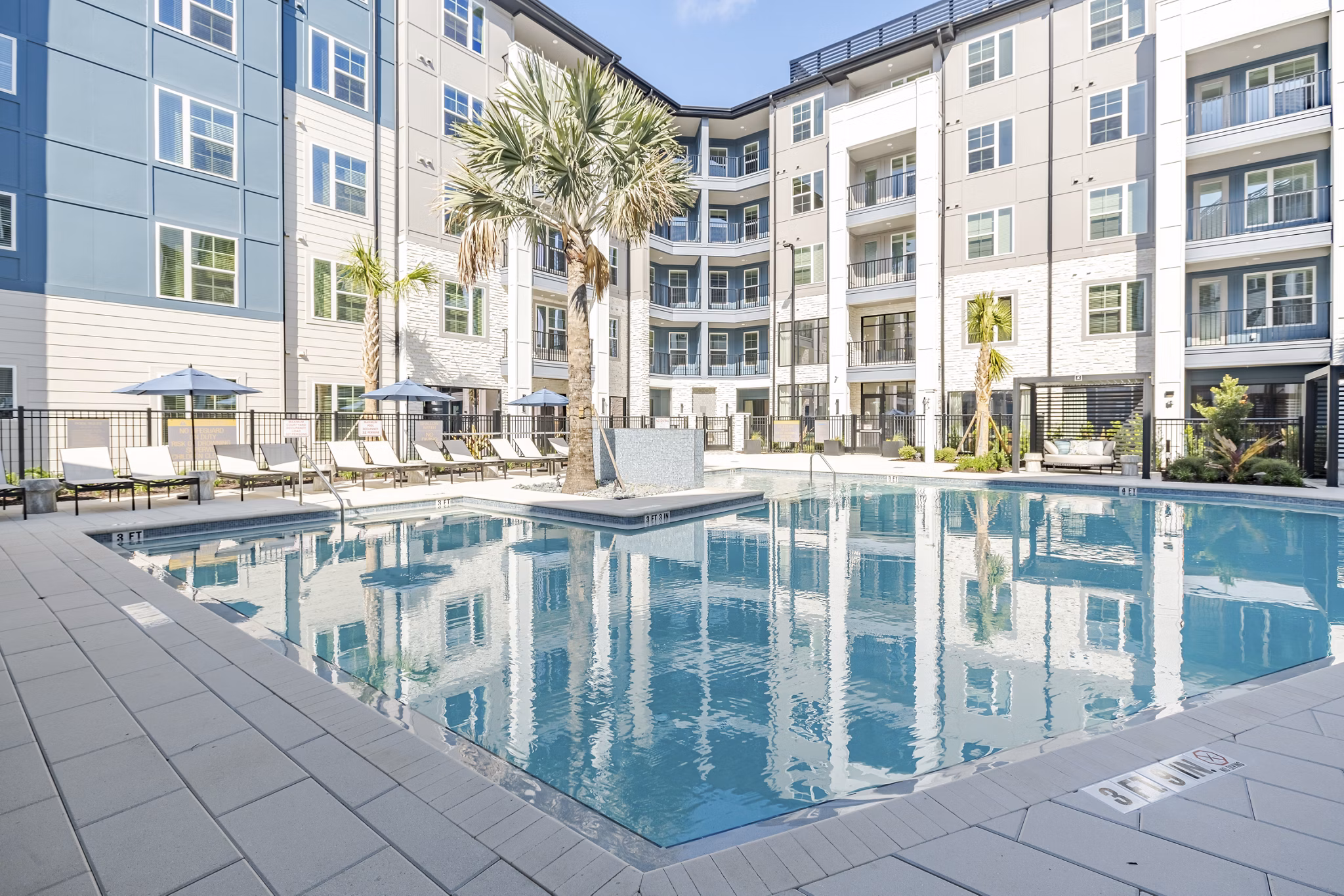 pool at V by Alta Apartments