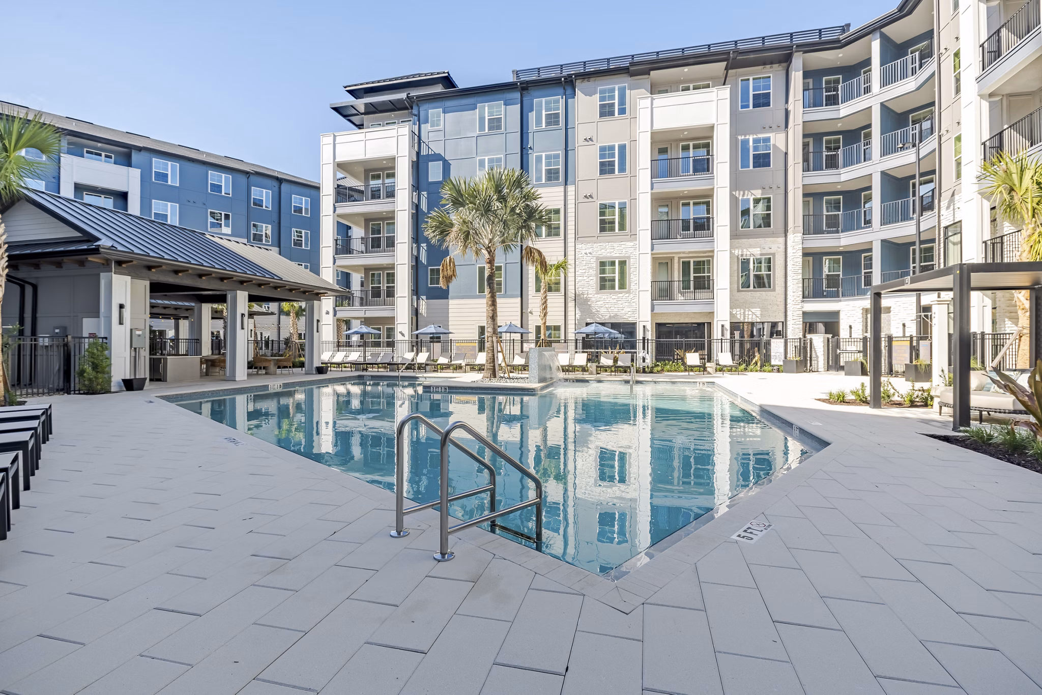 pool at V by Alta Apartments