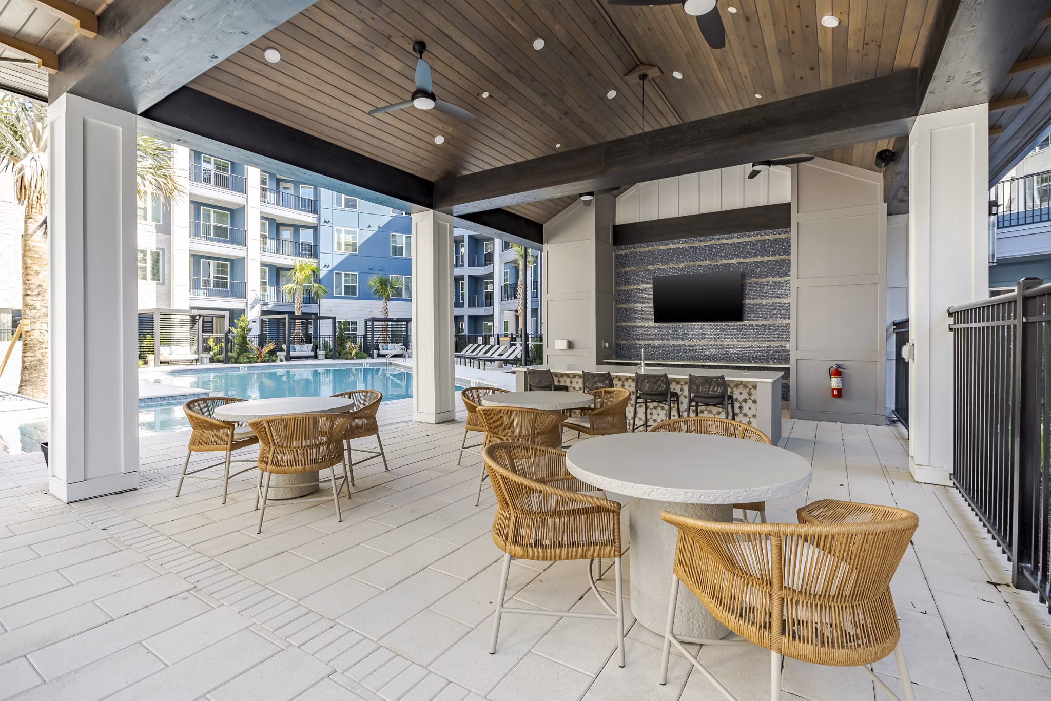 pool at V by Alta Apartments