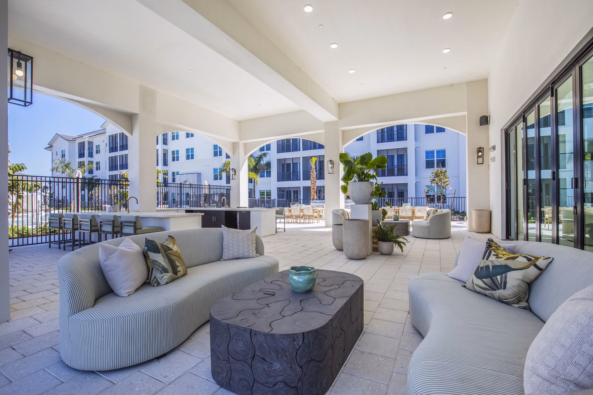Patio at Fiori Apartments