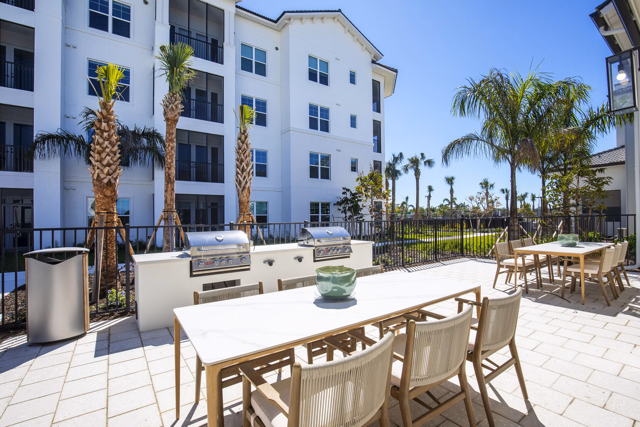 Patio at Fiori Apartments