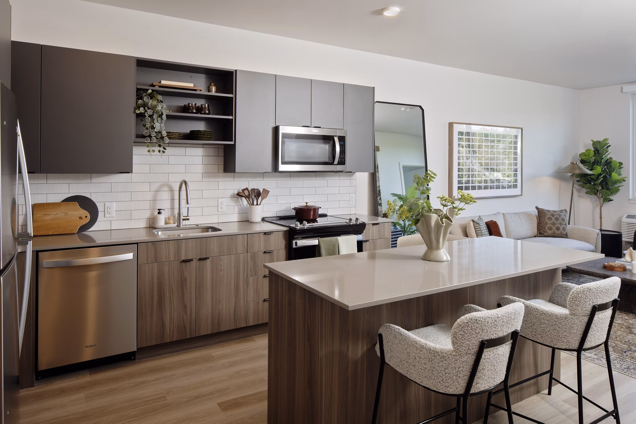 kitchen at Astral by Alta Apartments 