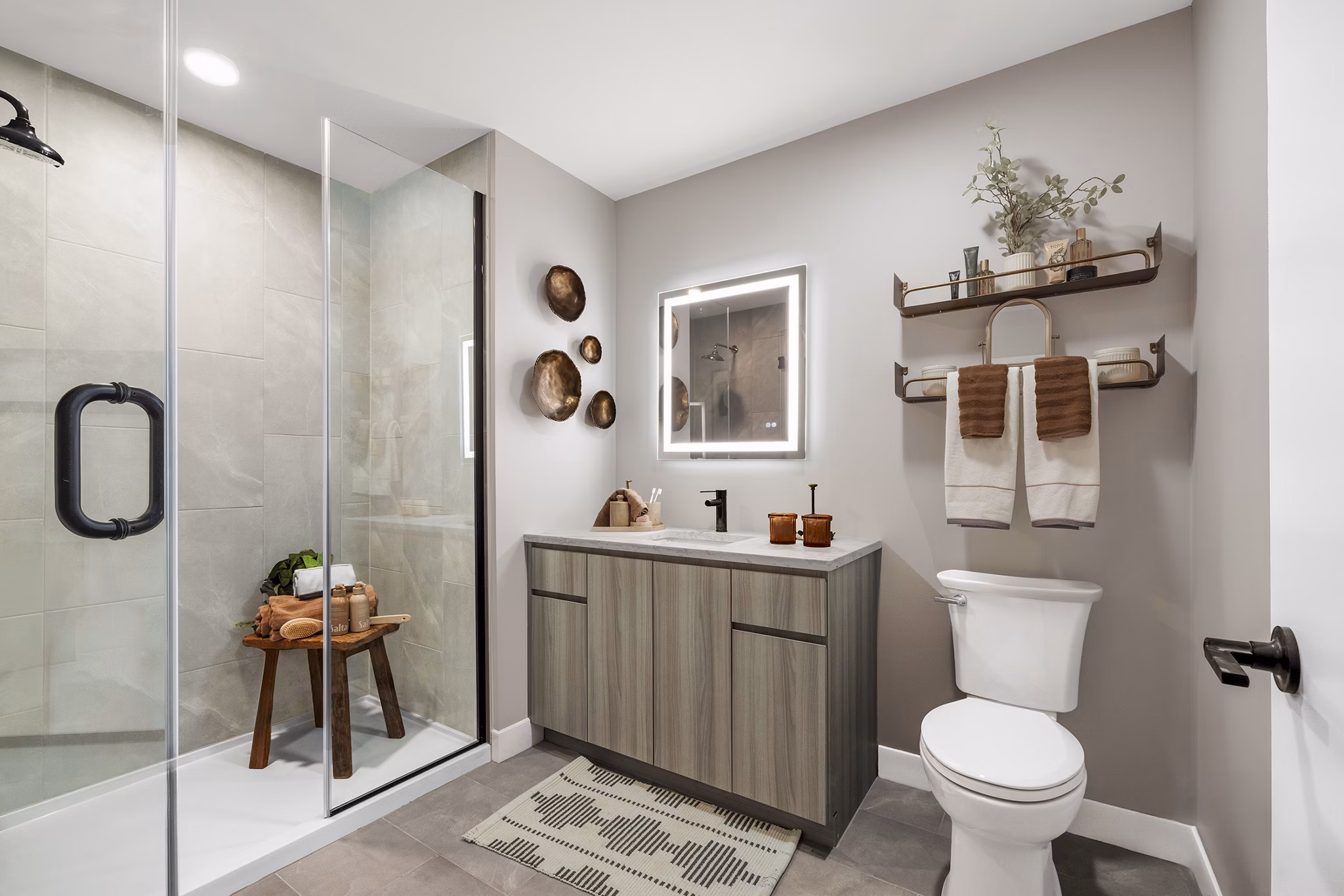 Bathroom at Albion Lawrenceville Apartments