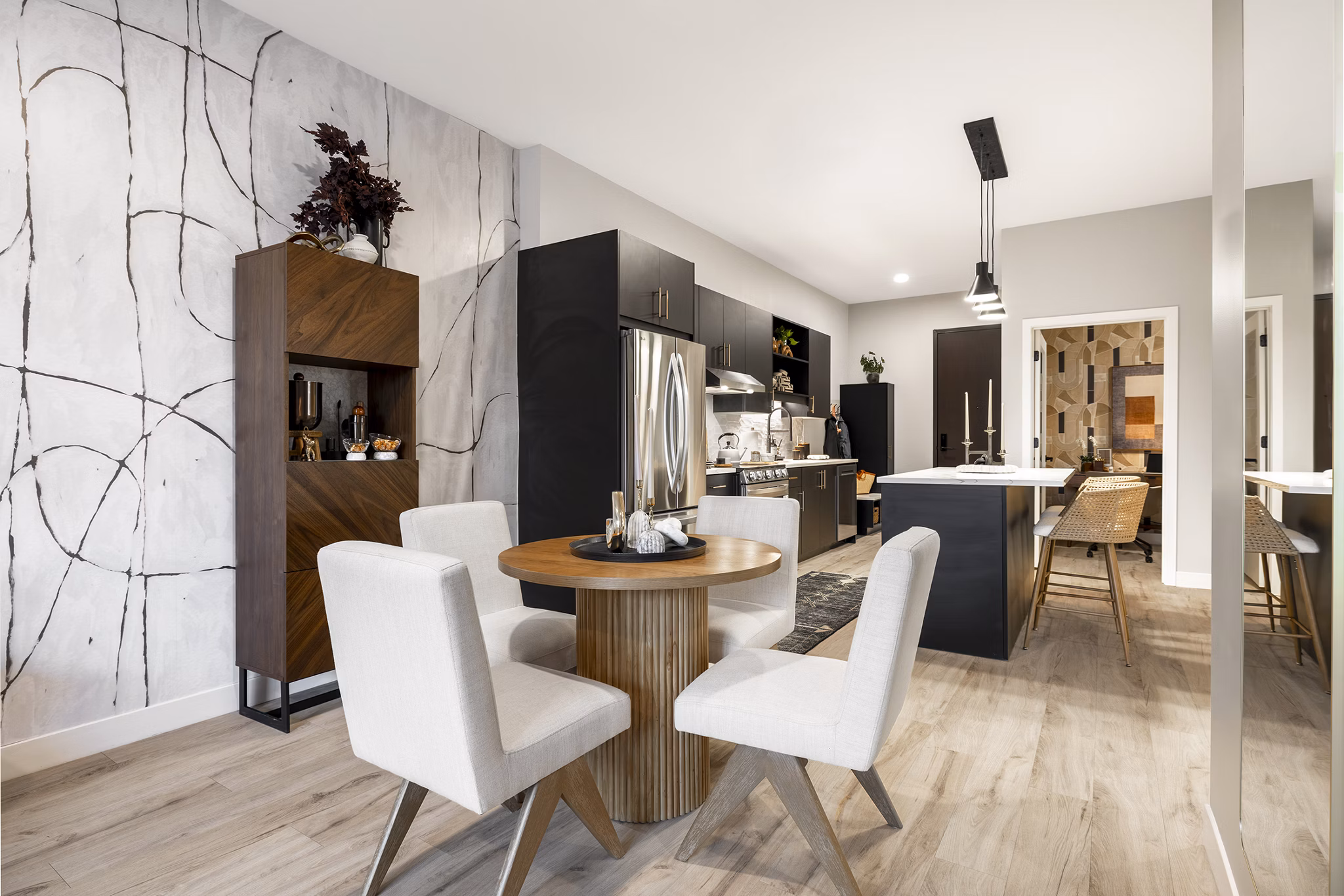 Dining Room at Albion Lawrenceville Apartments