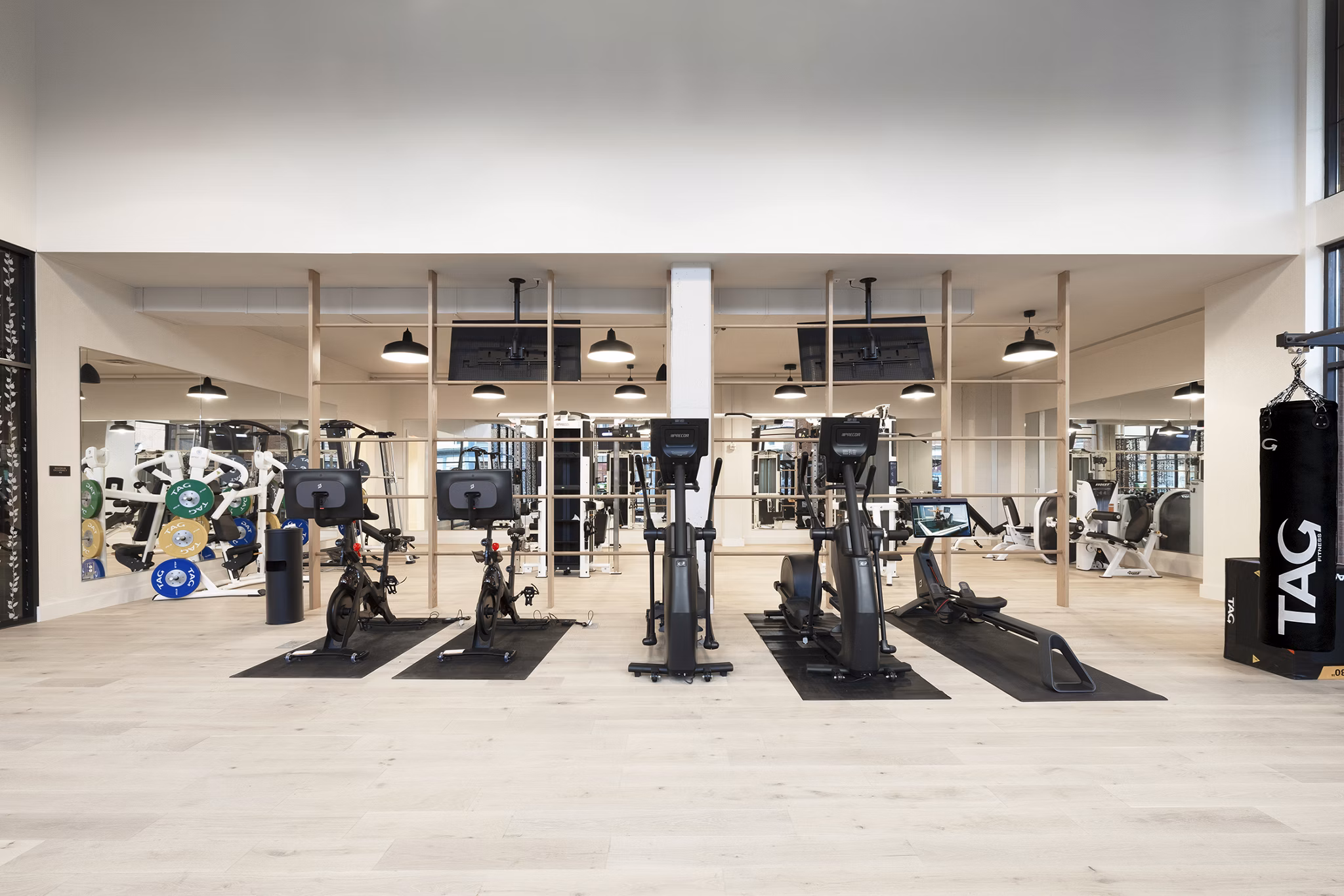 Fitness Center at Albion Lawrenceville Apartments