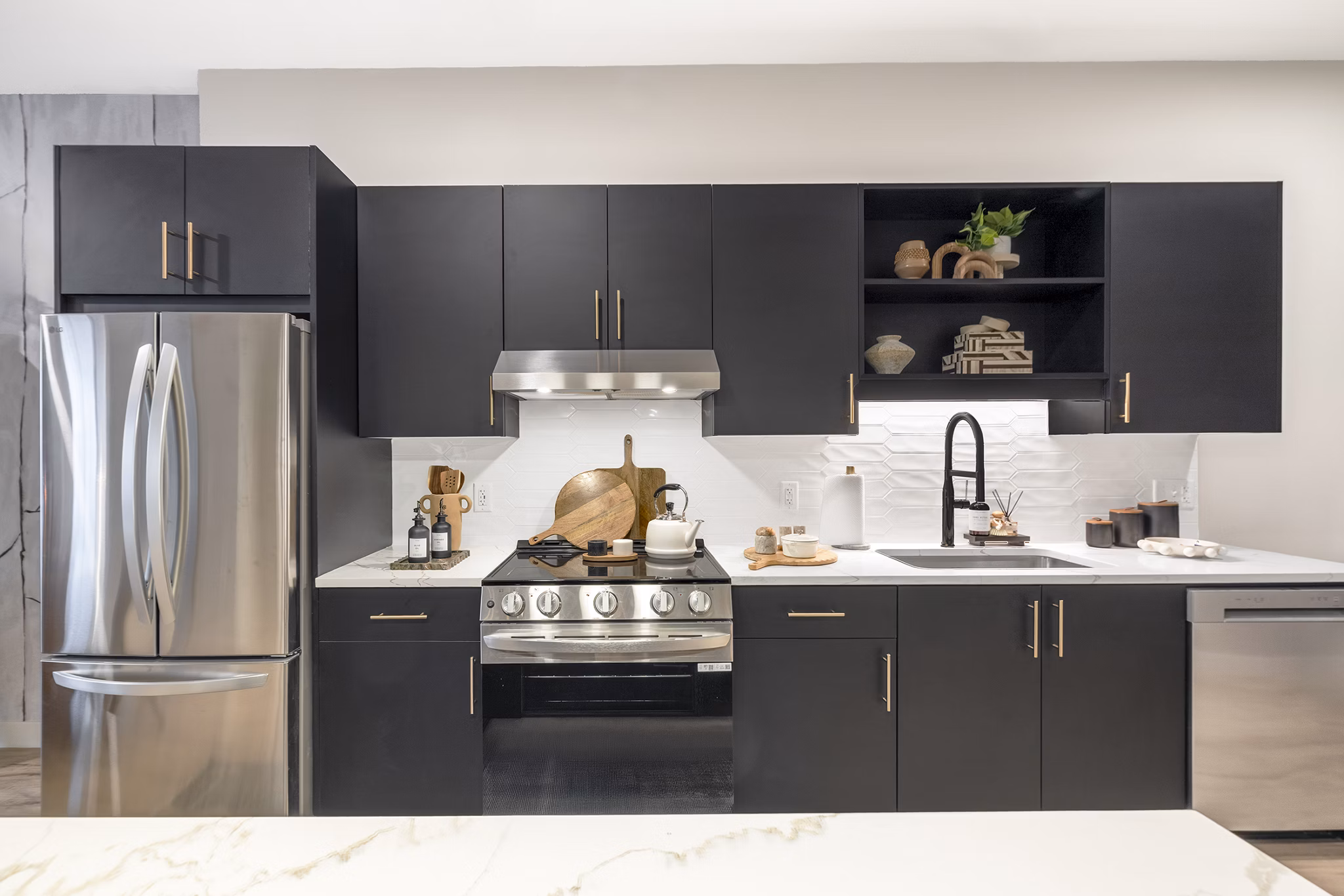 Kitchen at Albion Lawrenceville Apartments