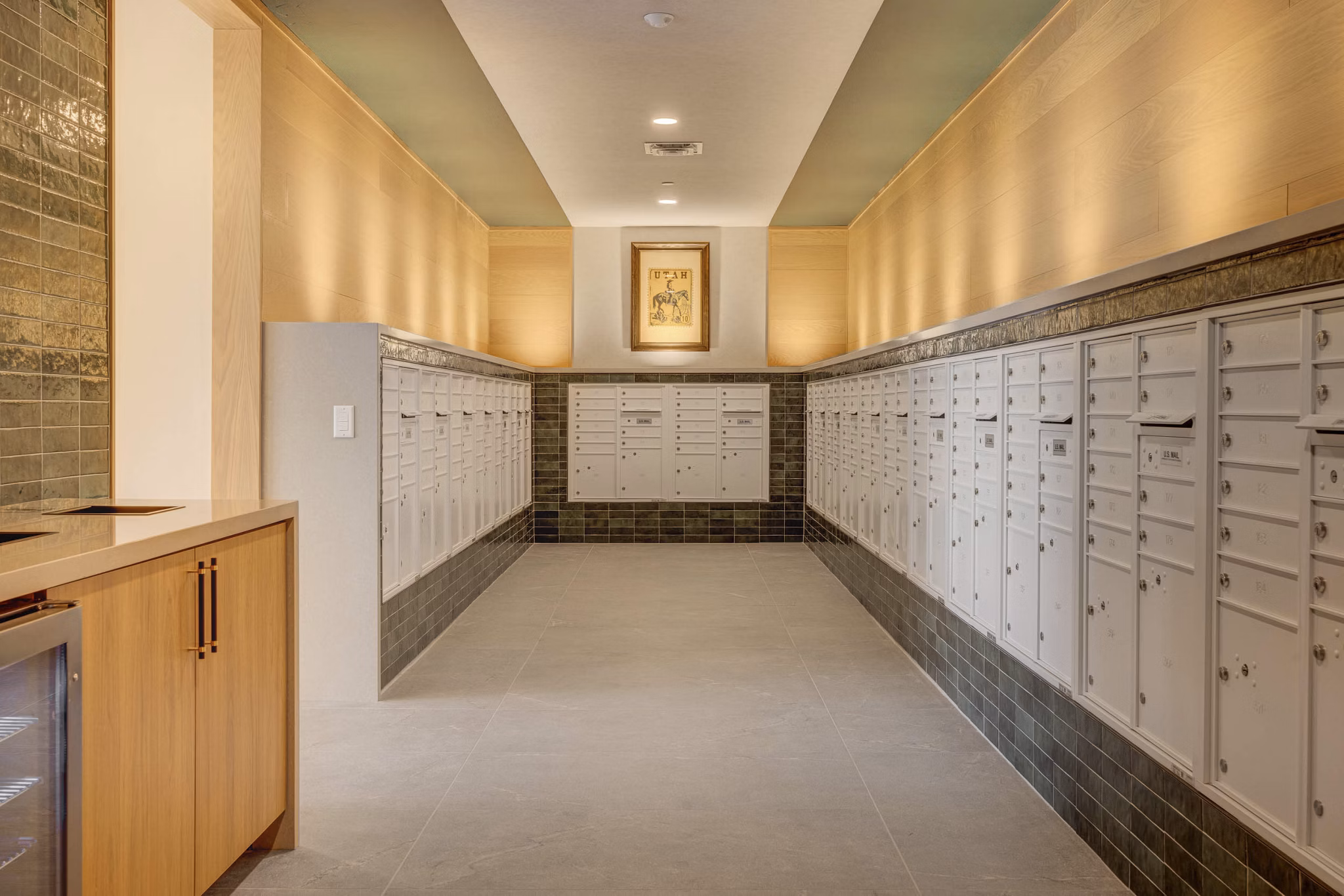 Mail Room at Millhaus Apartments