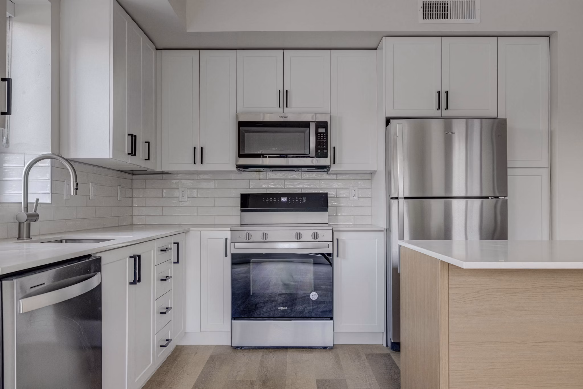 kitchen at Millhaus Apartments