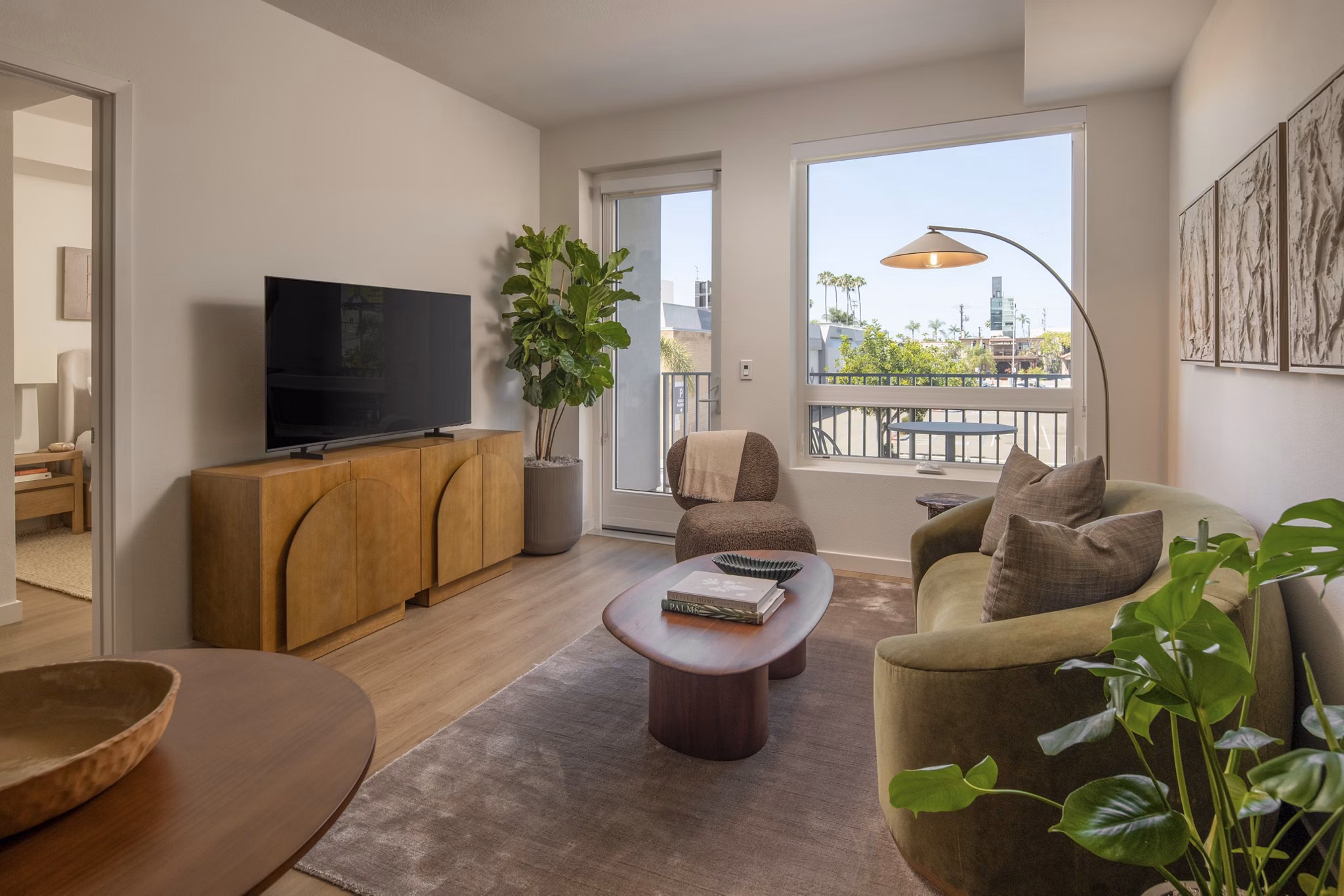 Living Room at Rowyn Apartments