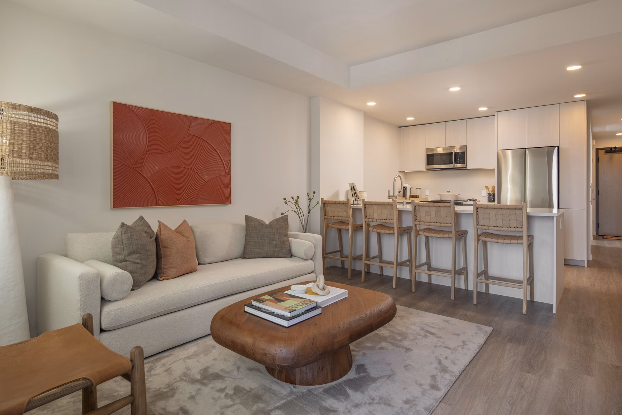 Living Room at Rowyn Apartments