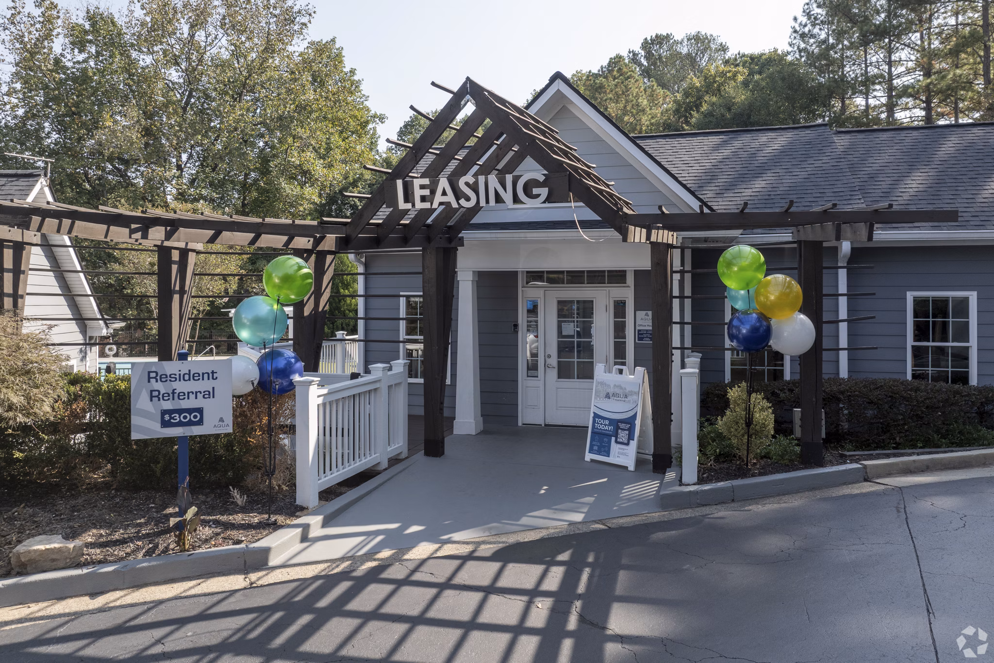 building at Aqua at Sandy Springs Apartments