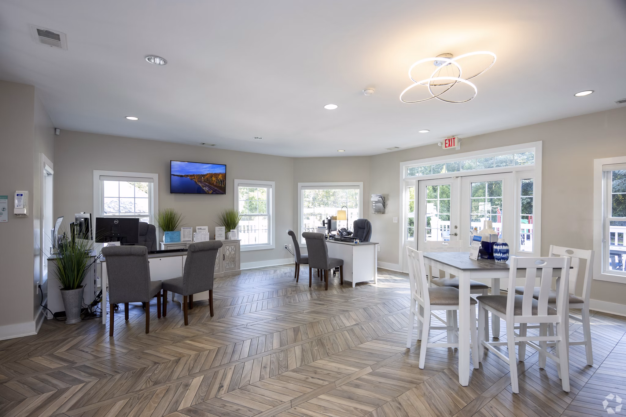 clubhouse at Aqua at Sandy Springs Apartments