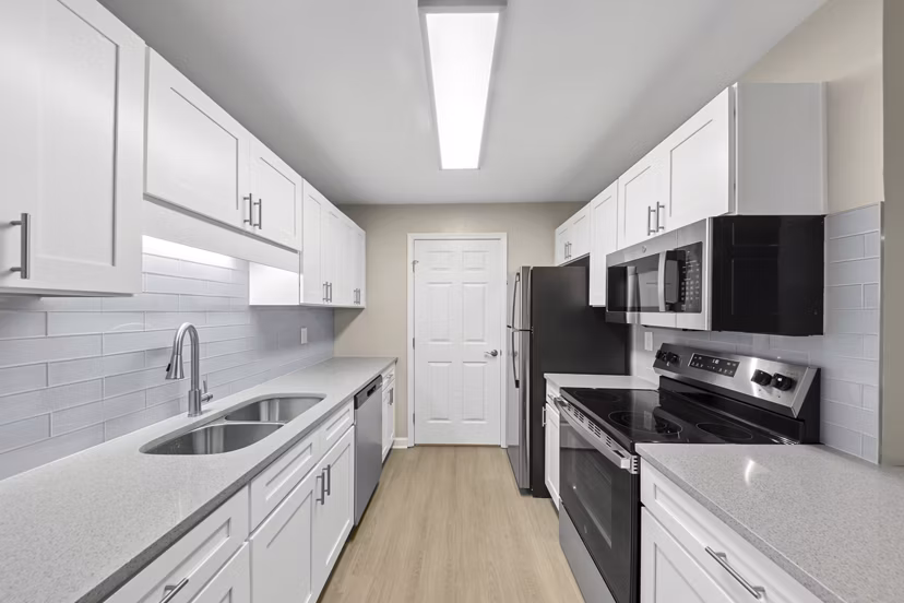 kitchen at Aqua at Sandy Springs Apartments