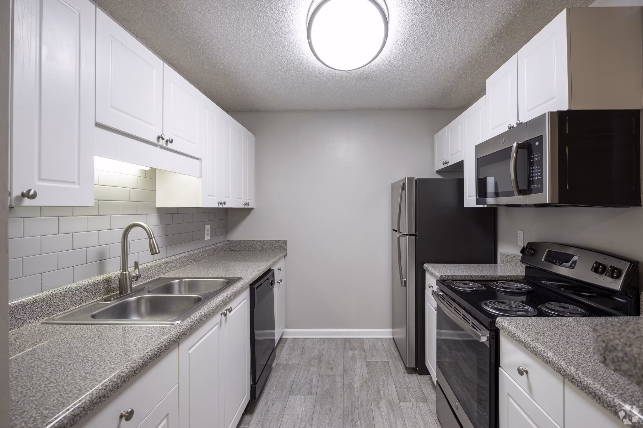 kitchen at Aqua at Sandy Springs Apartments