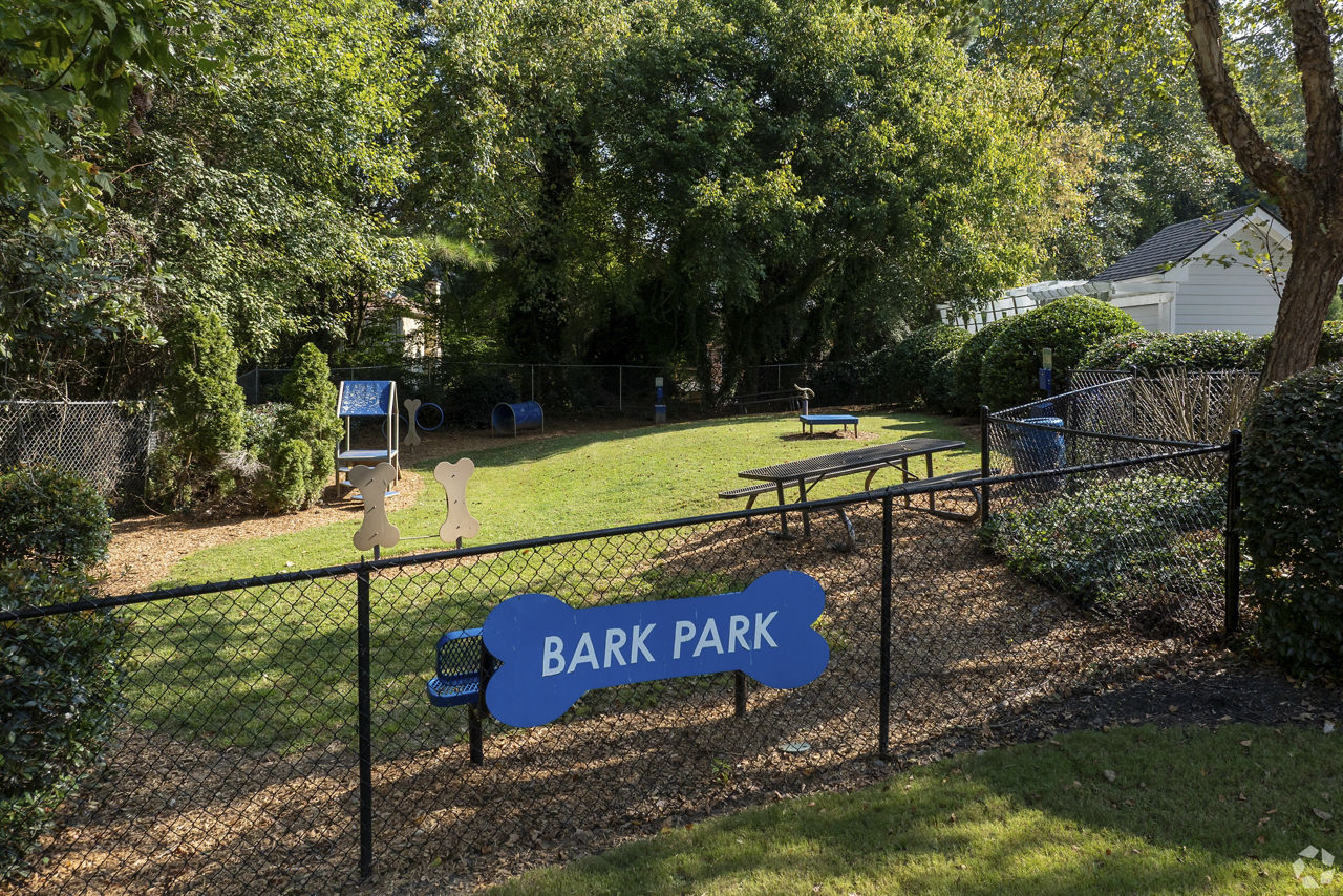Dog park at Aqua At Sandy Springs
