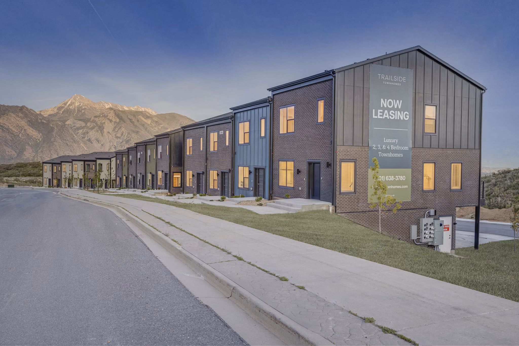 exterior at Trailside Townhomes Apartments 