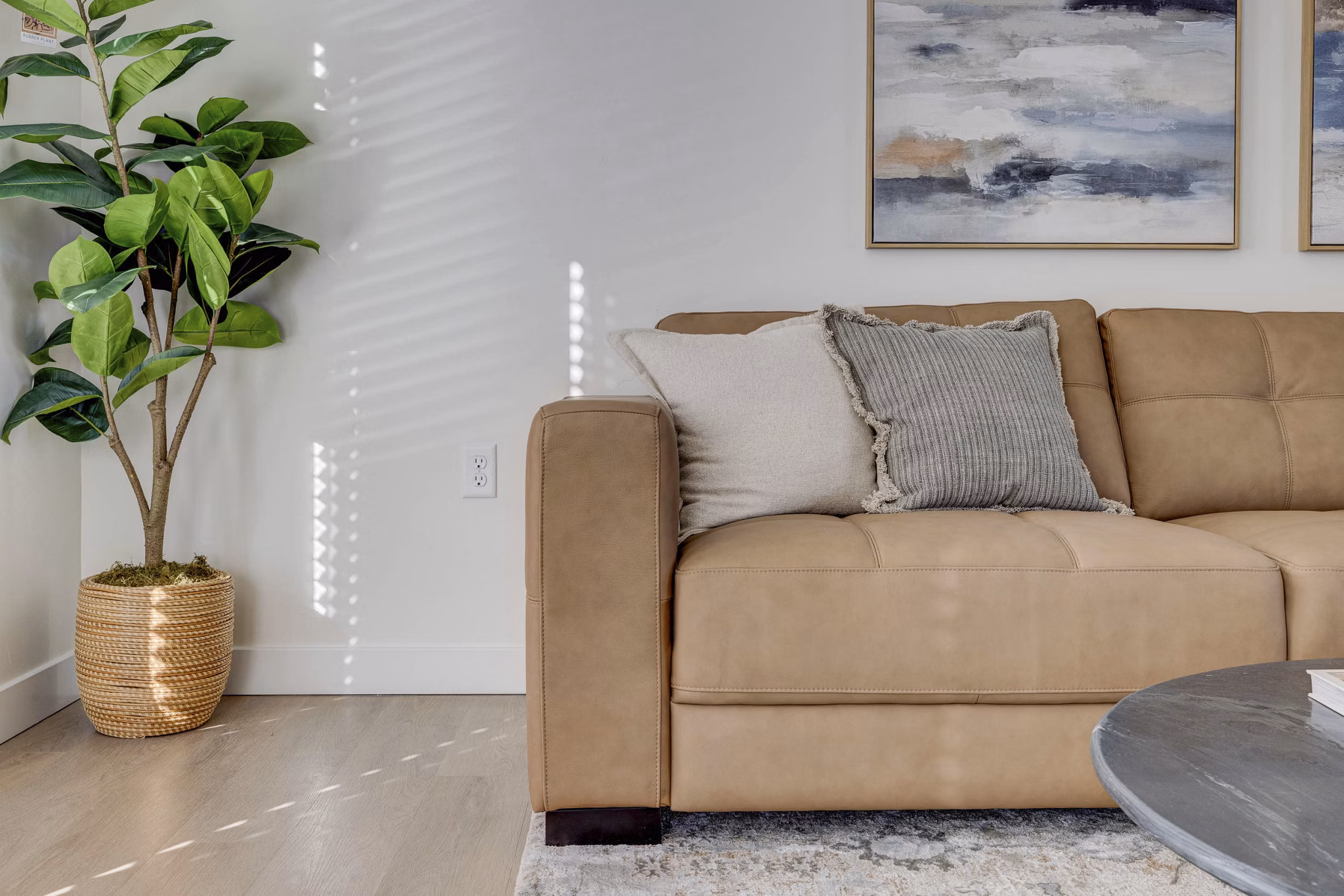 living room at Trailside Townhomes