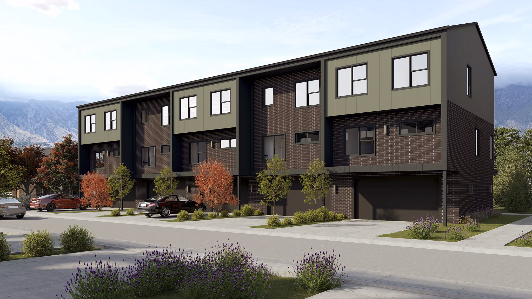 rendering at Trailside Townhomes