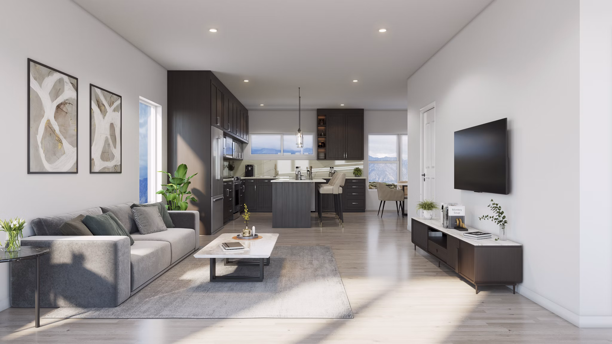 rendering at Trailside Townhomes