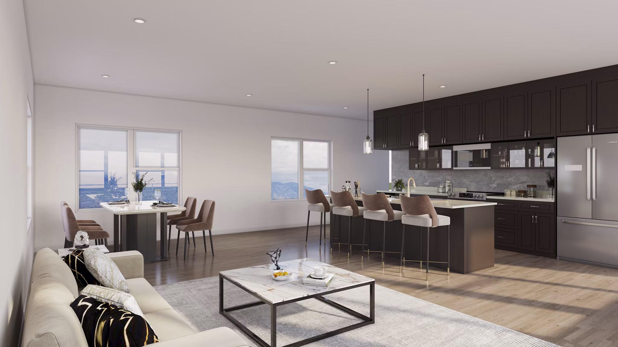 rendering at Trailside Townhomes