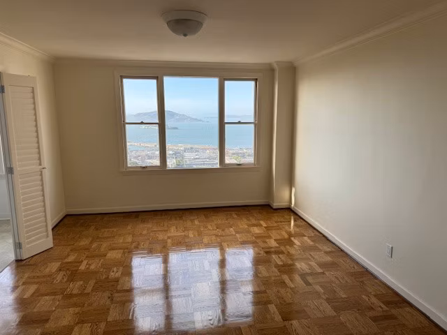 living room at 1000 Green Apartments