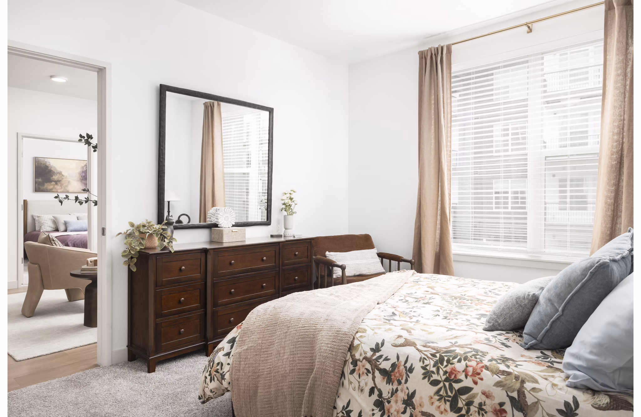 Bedroom at Aspendale Littleton Apartments