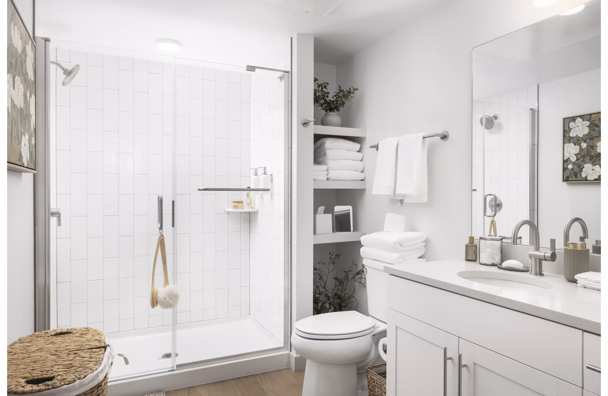 Bathroom at Aspendale Littleton Apartments