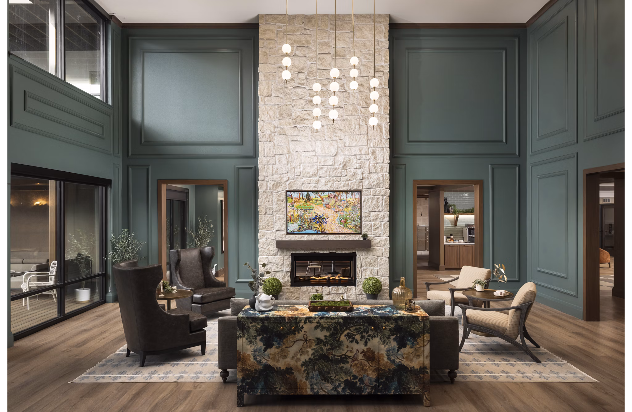 Clubhouse/Lobby at Aspendale Littleton Apartments