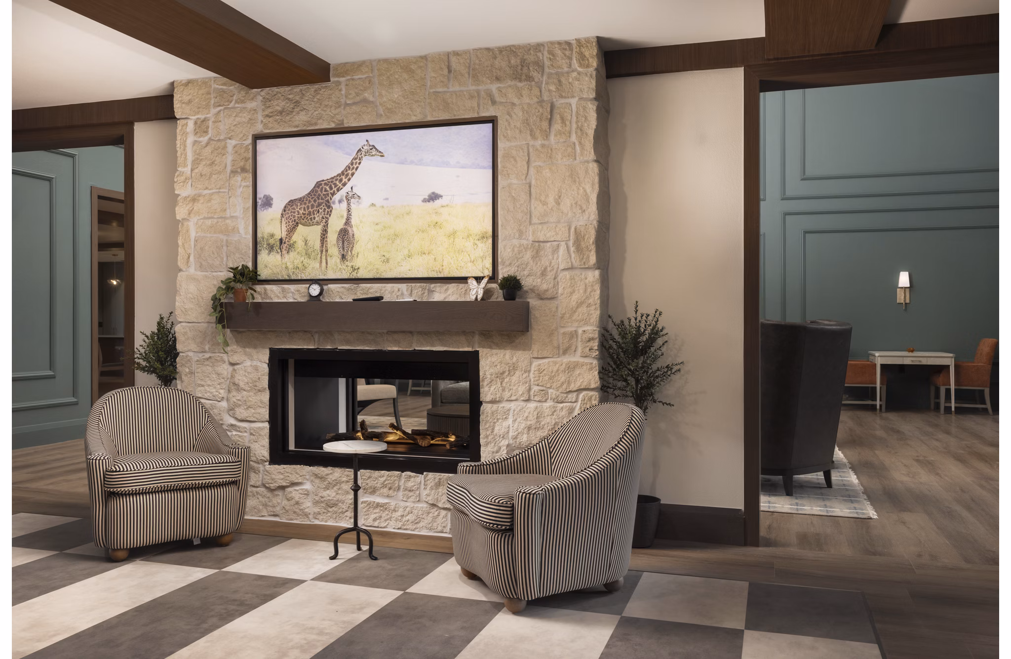 Clubhouse/Lobby at Aspendale Littleton Apartments