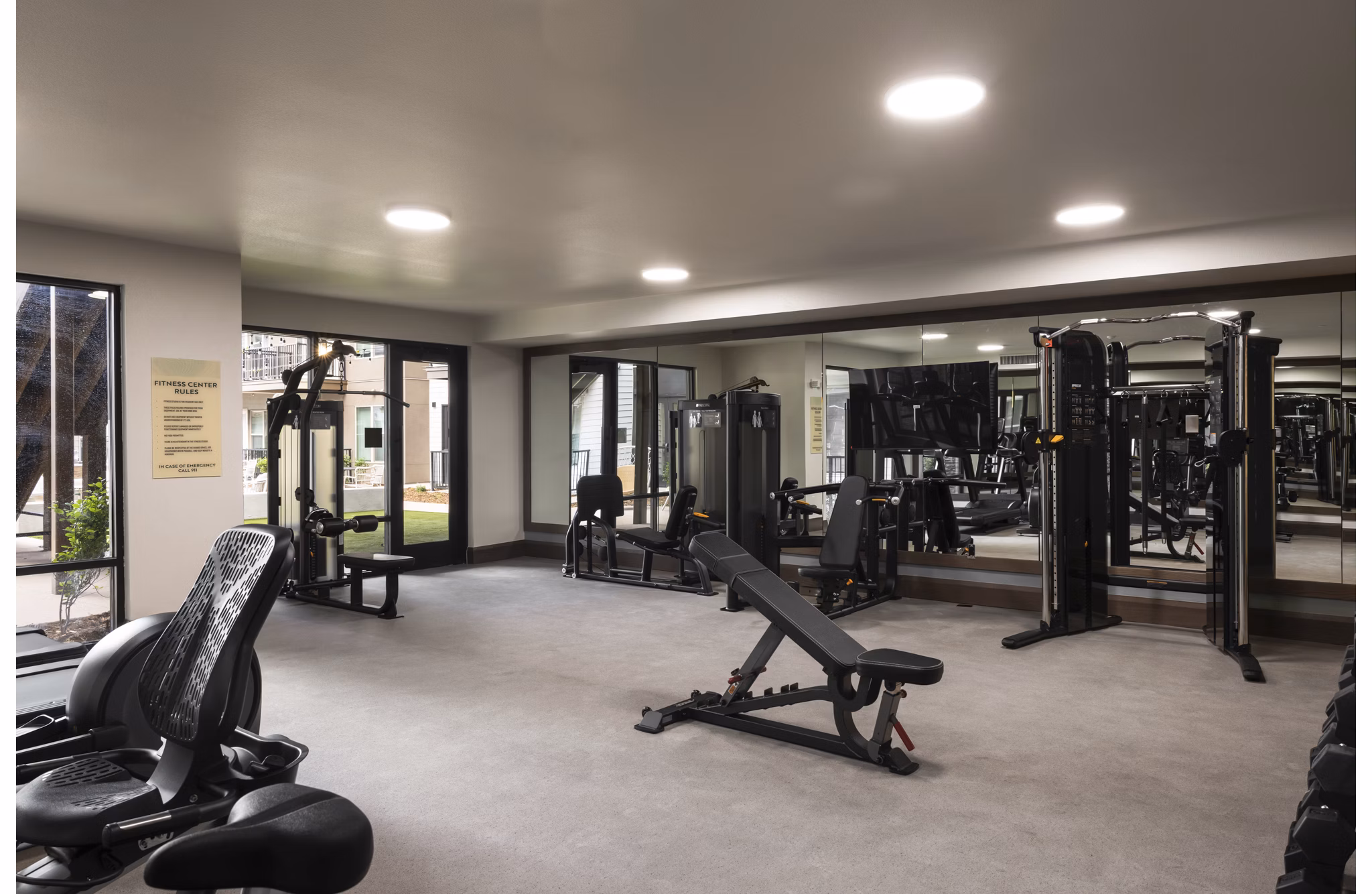 Fitness Center at Aspendale Littleton Apartments