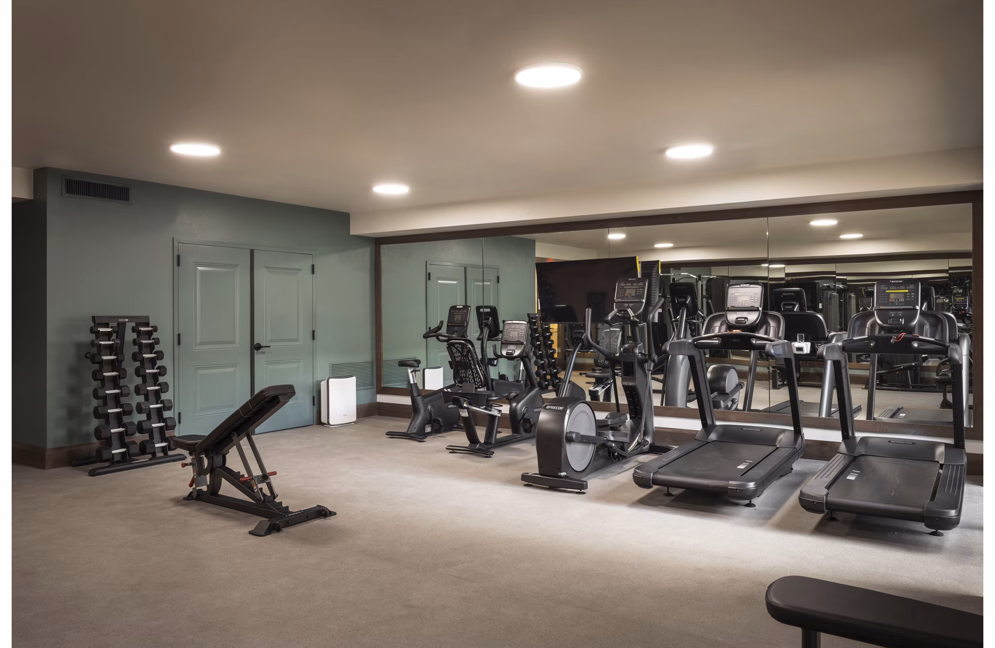 Fitness Center at Aspendale Littleton Apartments