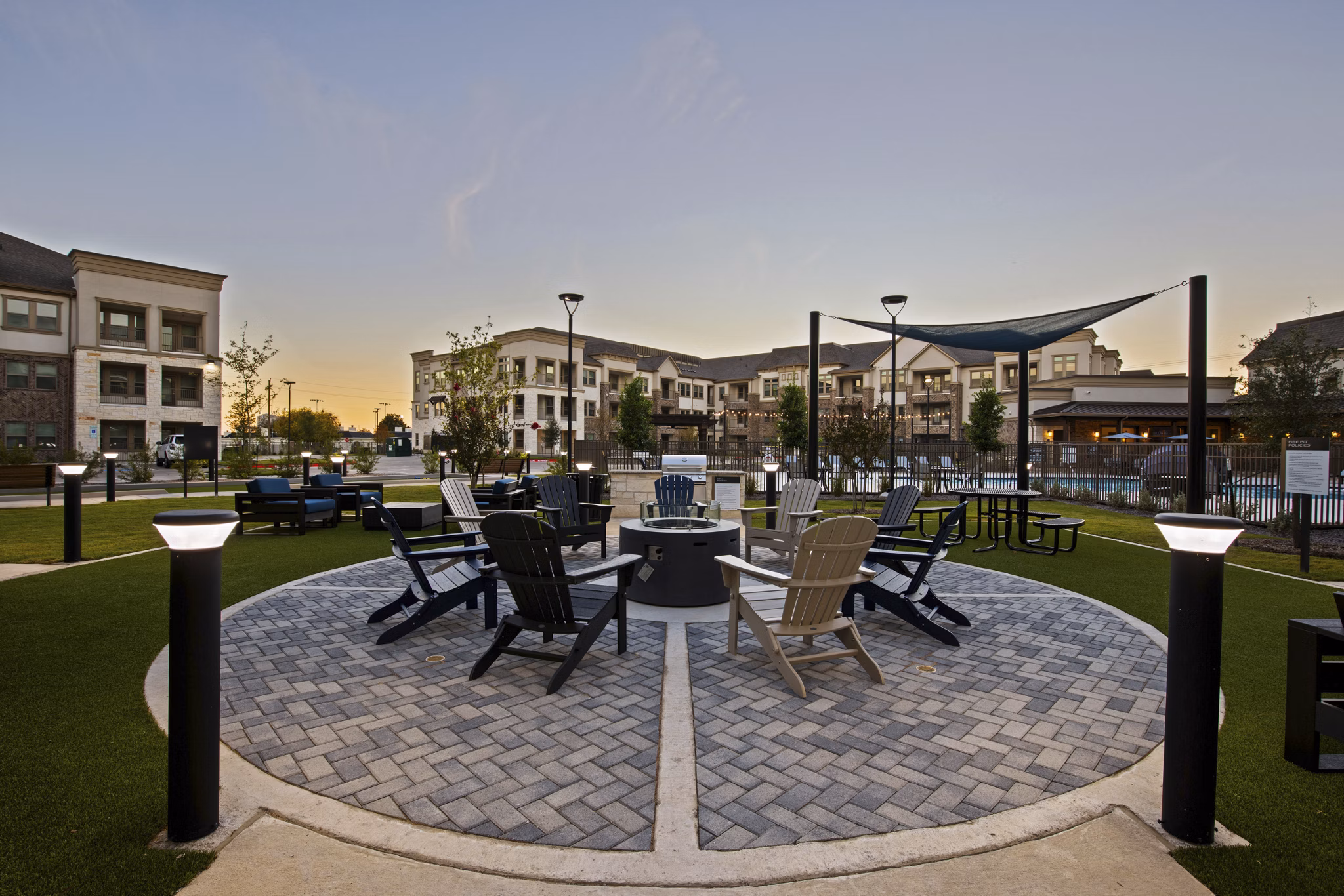 patio at Merano Apartments