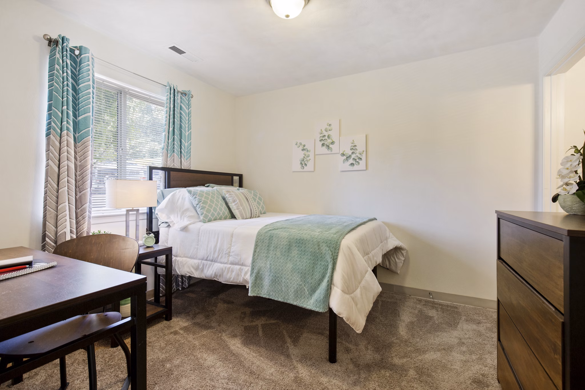 bedroom at Arcadia Harrisonburg Apartments