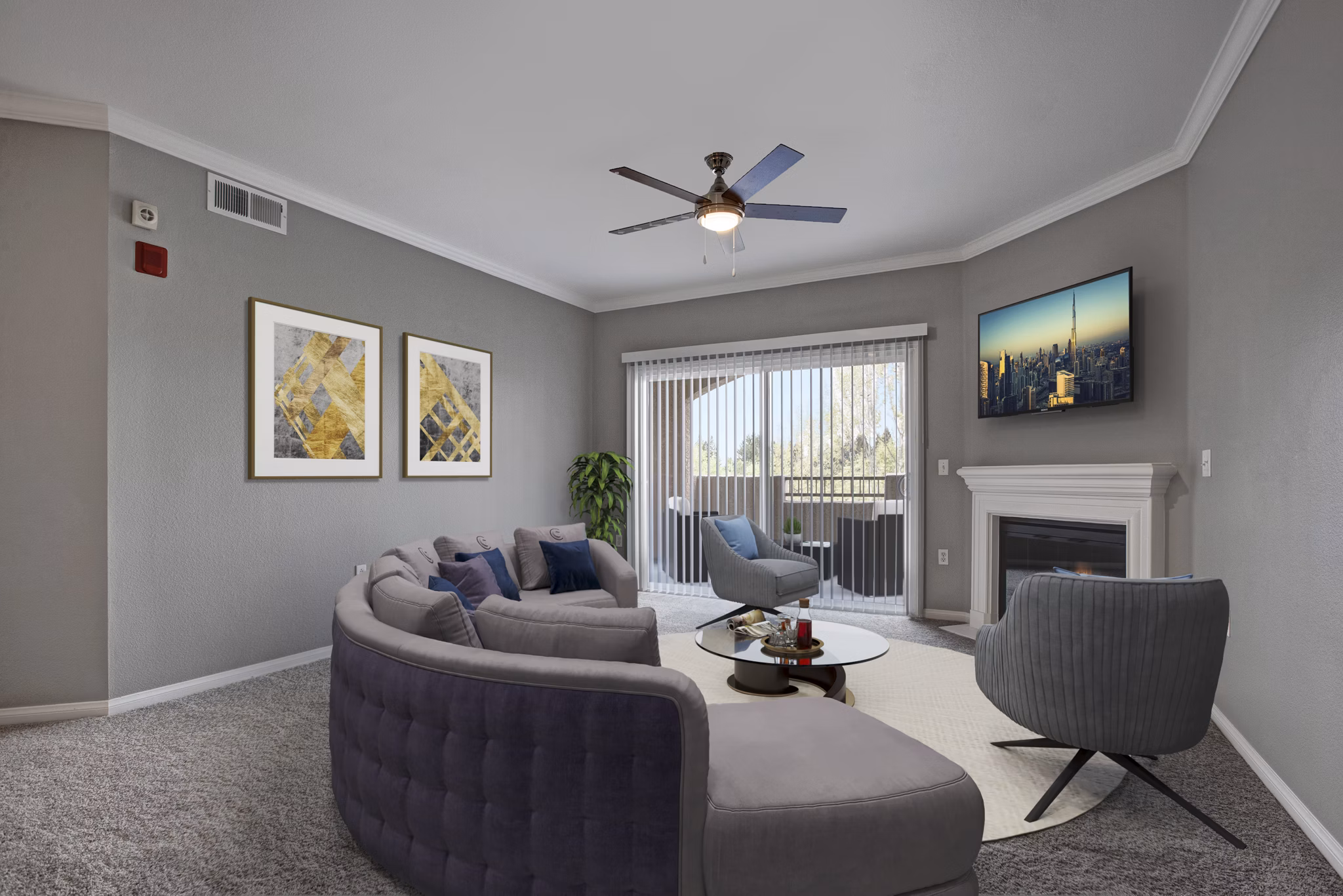clubhouse at Broadleaf Apartments