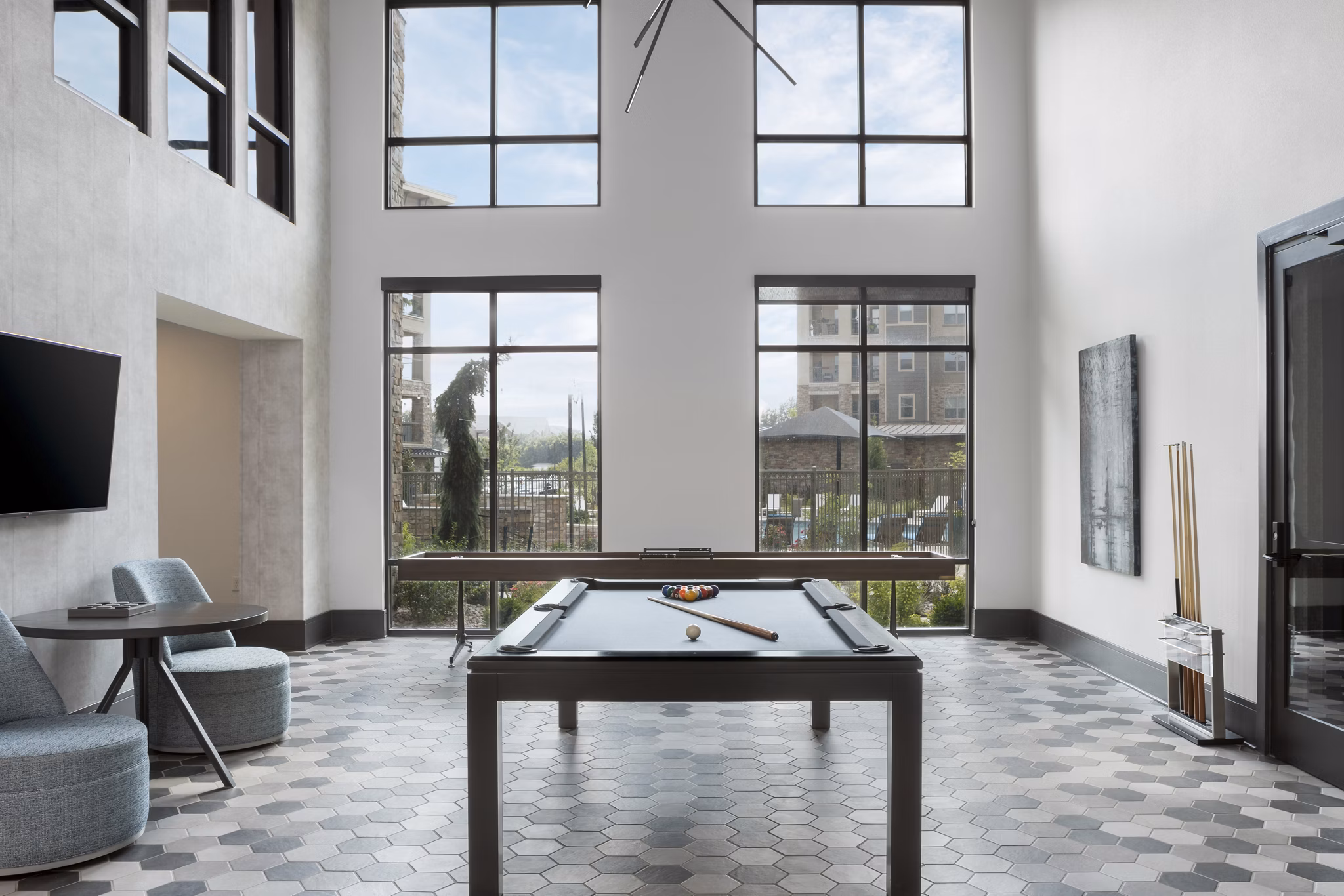 clubhouse at Cyan Southcreek Apartments