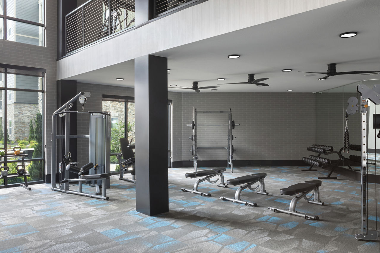 Gym at Cyan Southcreek (2 of 2)