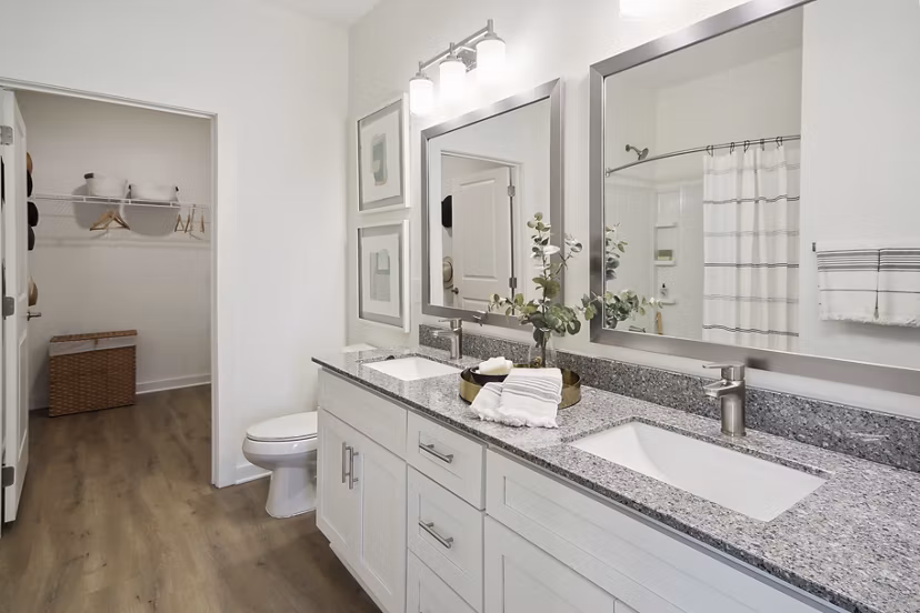 bathroom at Norwood Steele Creek Apartments 