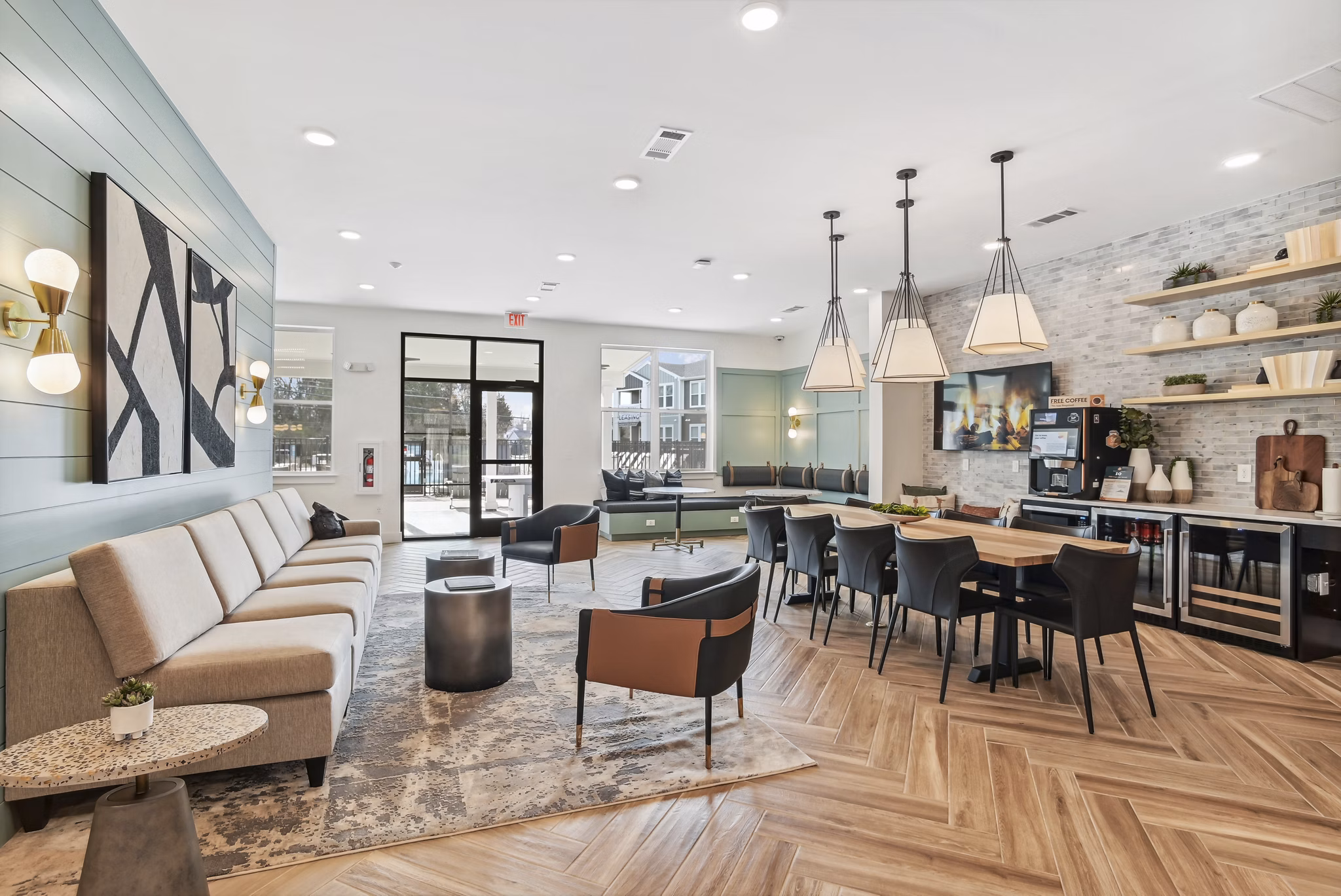 clubhouse at Norwood Steele Creek Apartments 