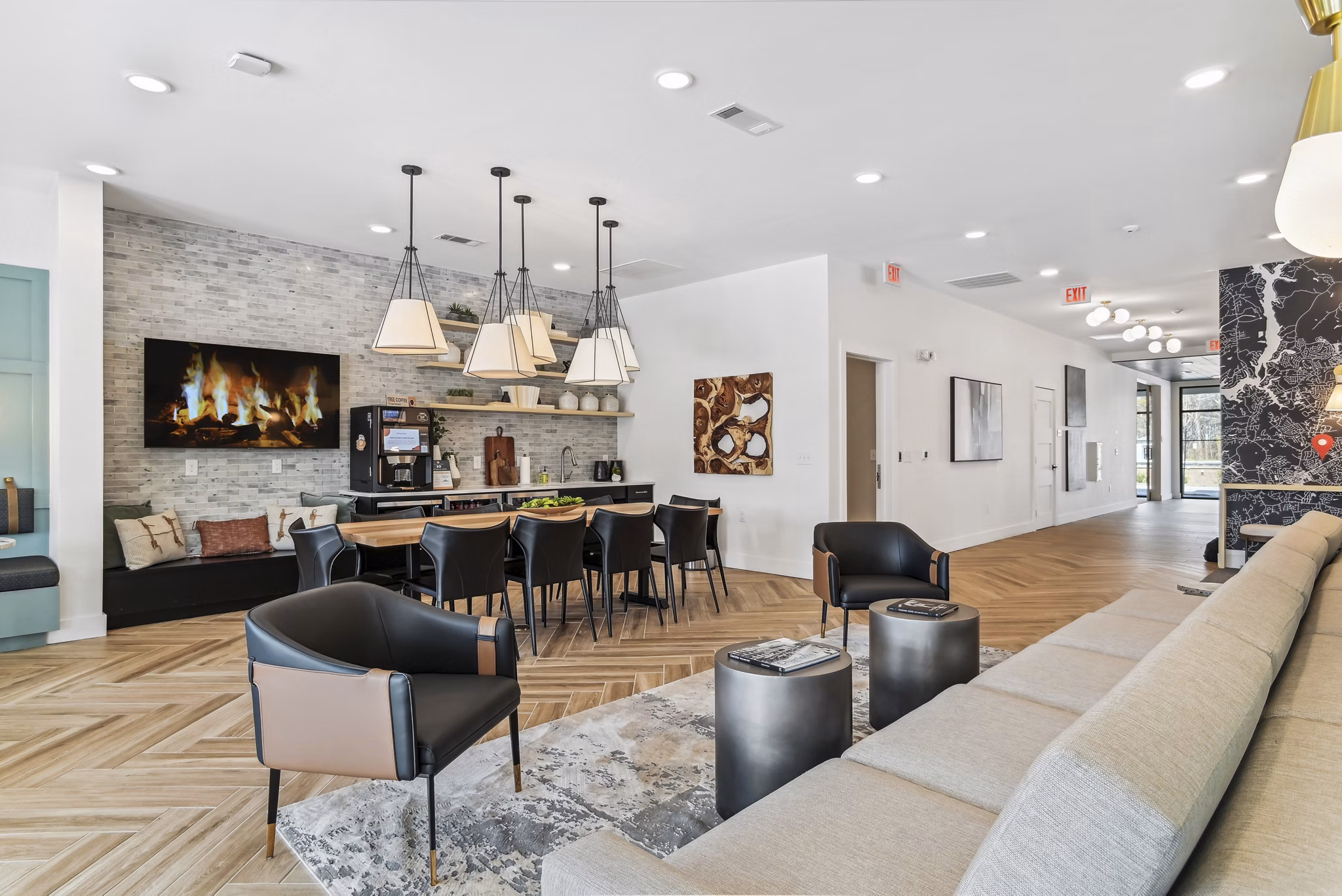 clubhouse at Norwood Steele Creek Apartments 