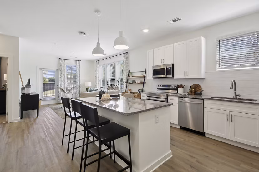 kitchen at Norwood Steele Creek Apartments 