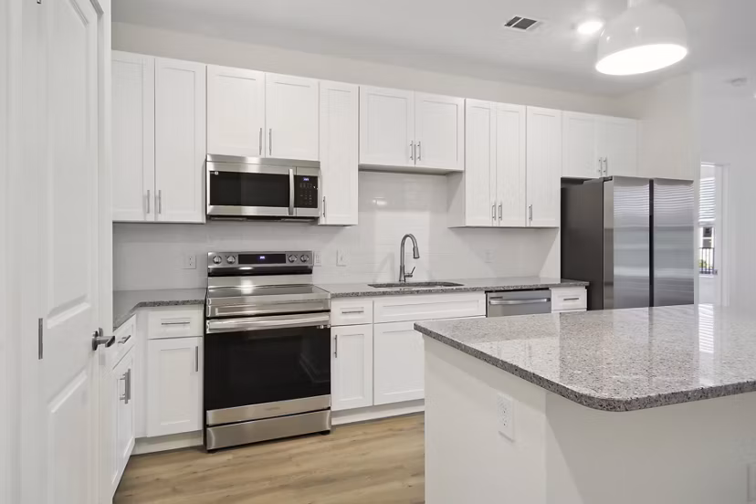 kitchen at Norwood Steele Creek Apartments 