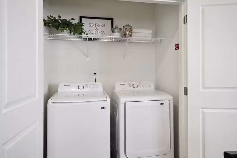 laundry facility at Norwood Steele Creek Apartments 