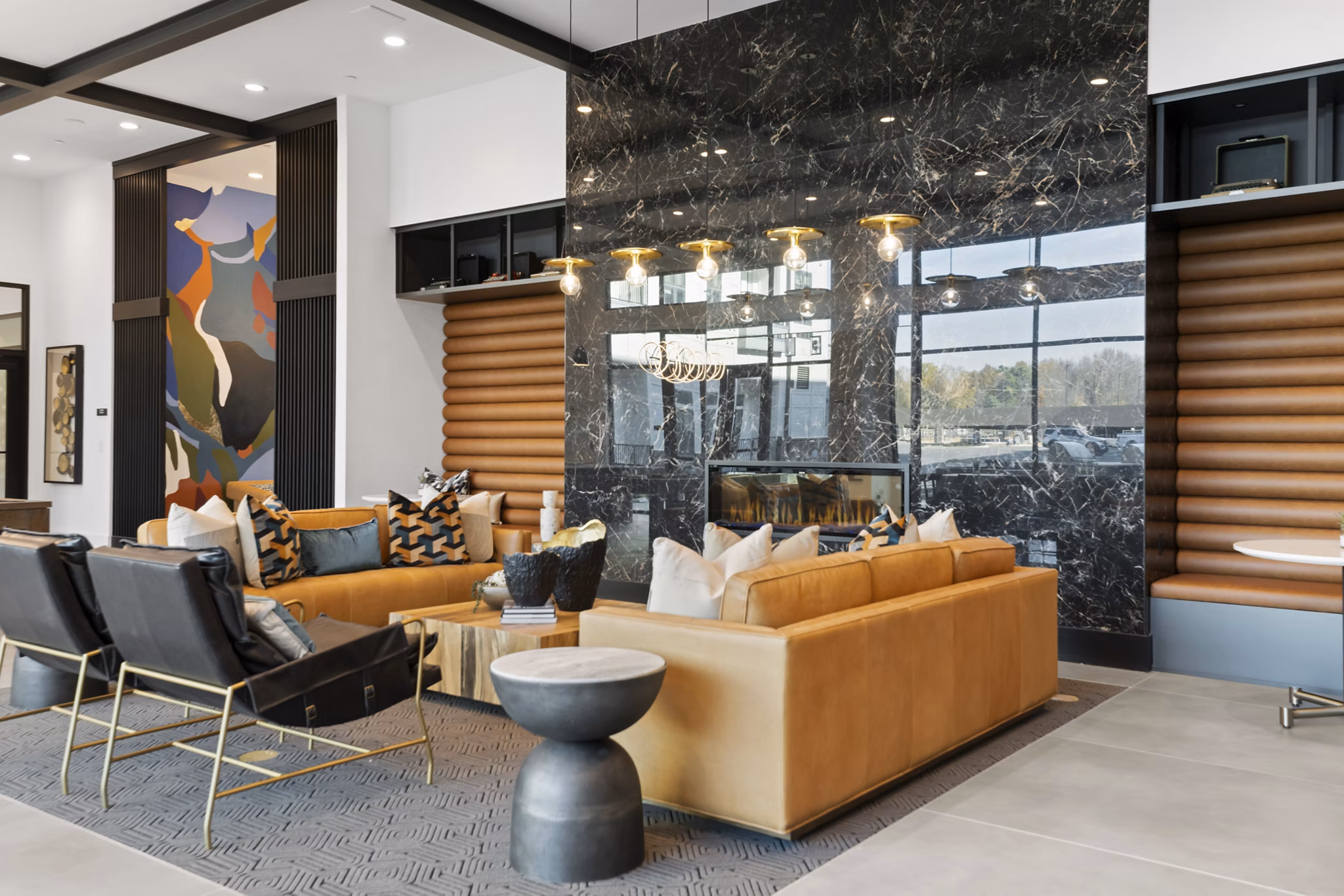 clubhouse at Solstice at Eastland Yards Apartments