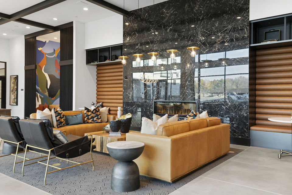 clubhouse at Solstice at Eastland Yards Apartments