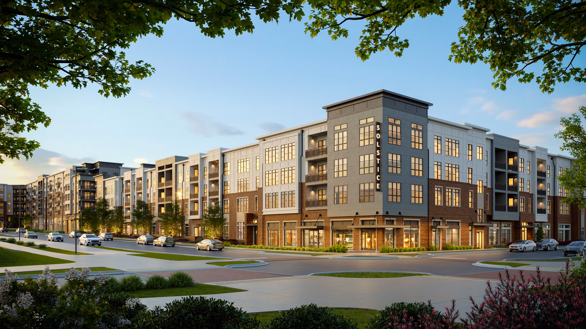 rendering at Solstice at Eastland Yards Apartments Apartments