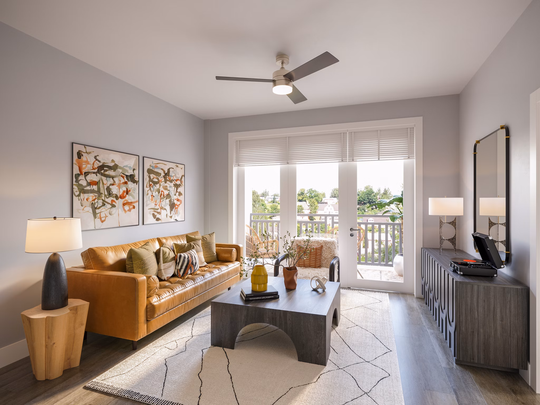 rendering at Solstice at Eastland Yards Apartments Apartments