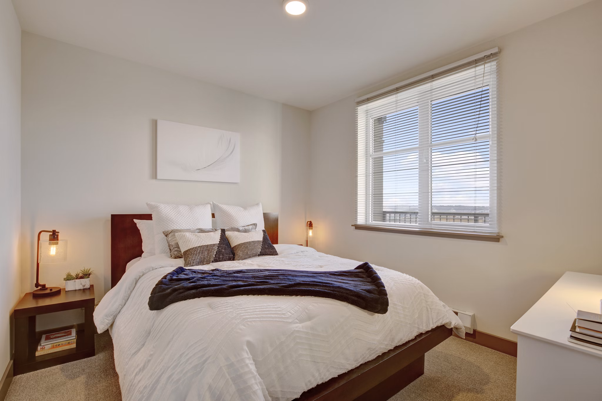 bedroom at Pratt Park Apartments