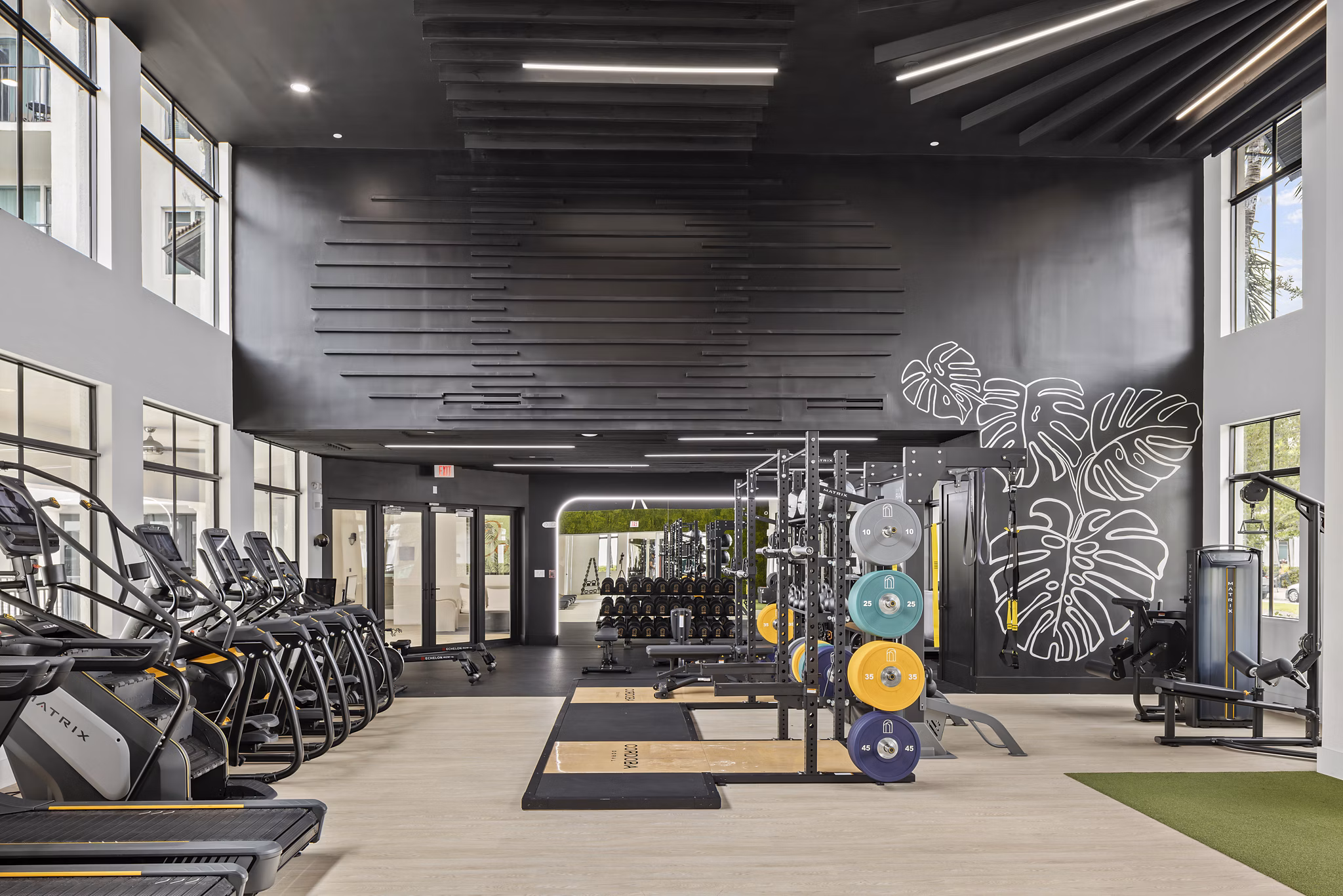 fitness center at Cordoba Apartments