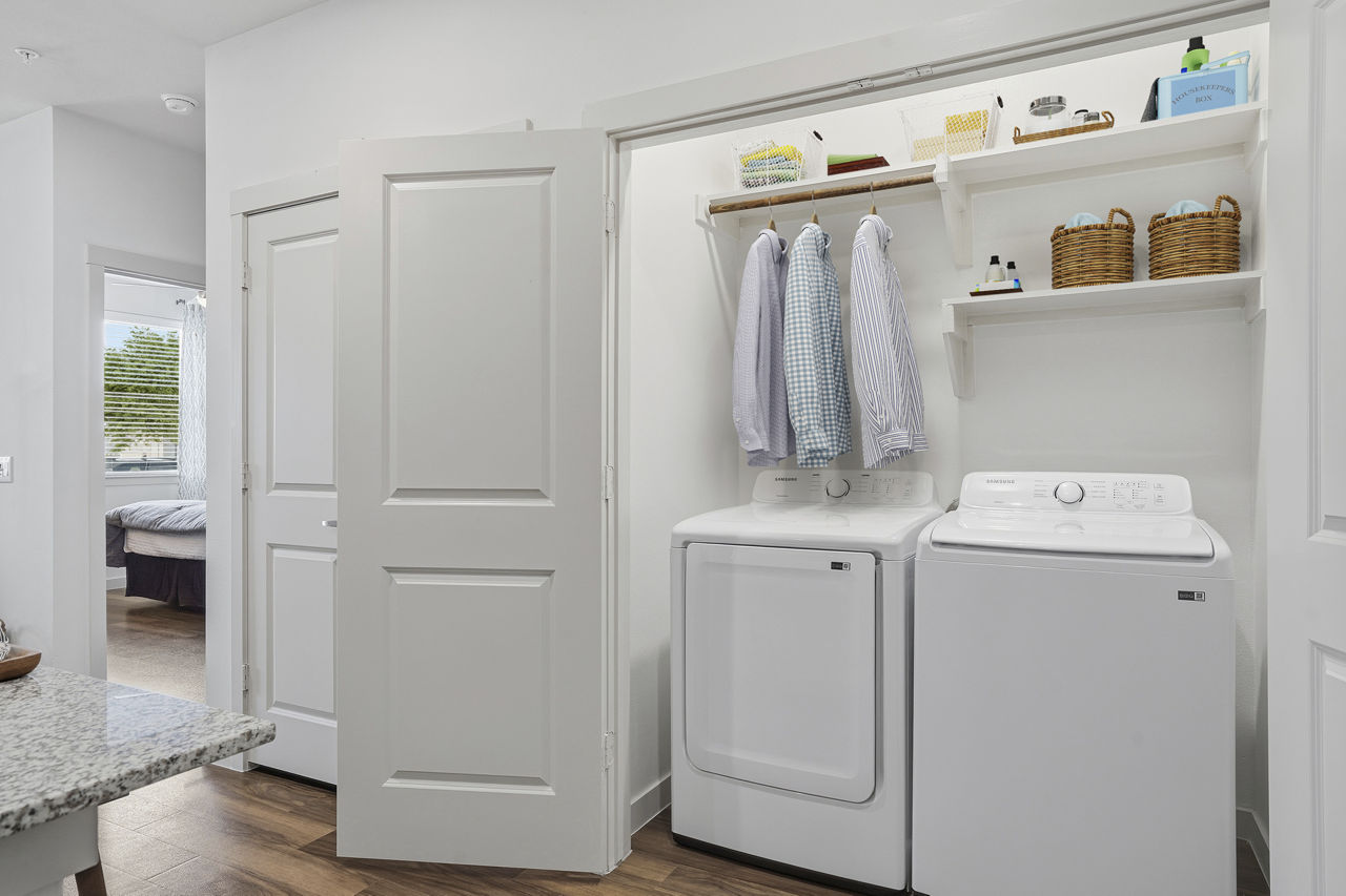 Laundry room at The Westlyn