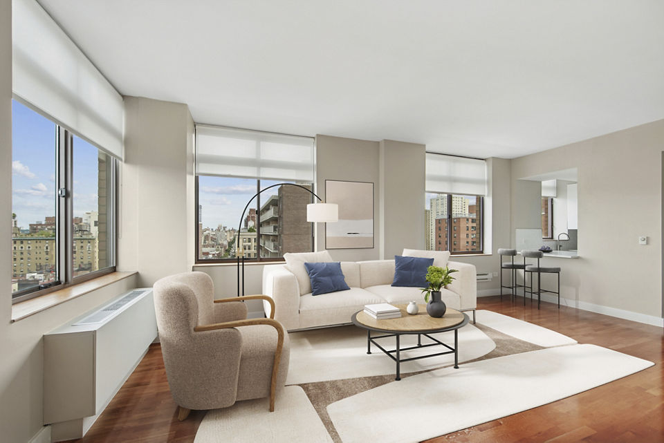 living room at The Sagamore Apartments